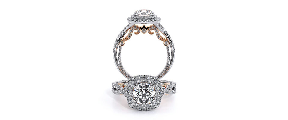 the insignia 7084cu two tone engagement ring